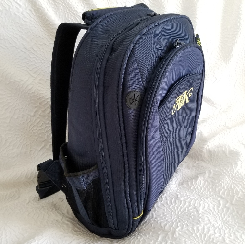 A&K Unisex Navy Blue Padded Backpack